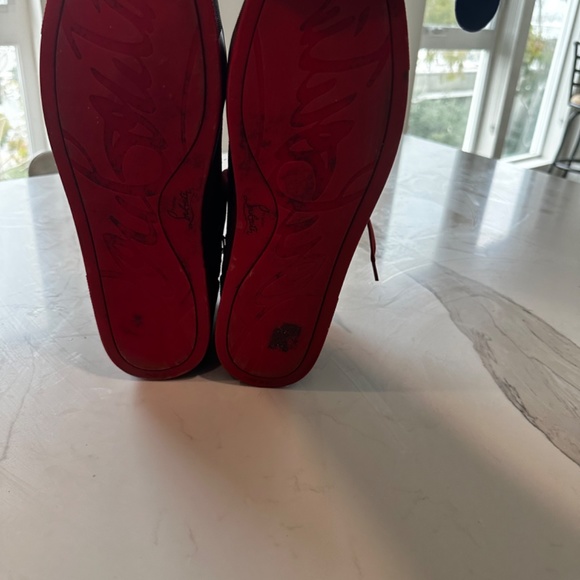 LIKE NEW!! Christian Louboutin  HI Top Suede Sneakers… - Picture 5 of 6